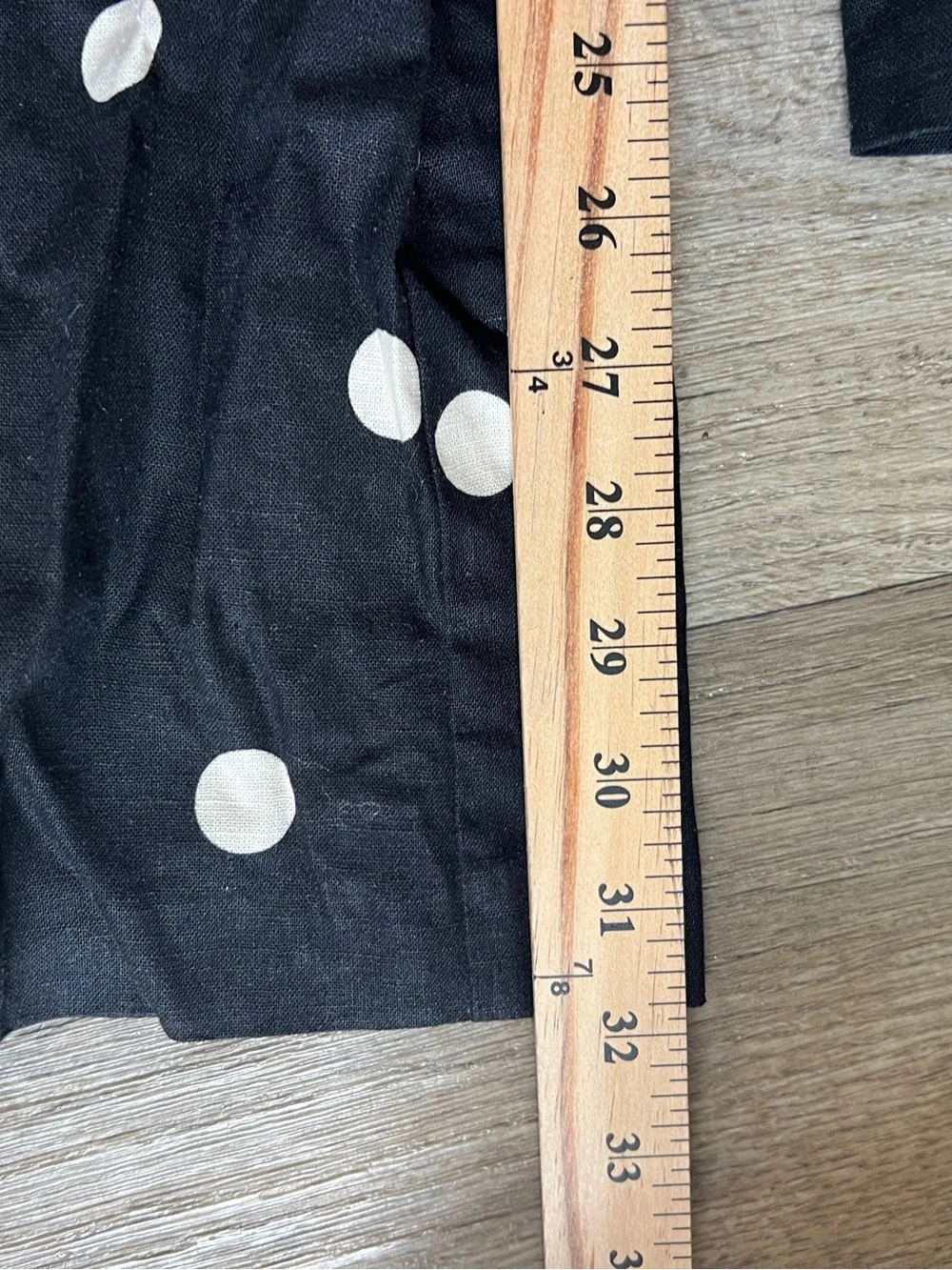 Sezane Editions Stella Linen Jumpsuit in Polka Dot Black Ecru